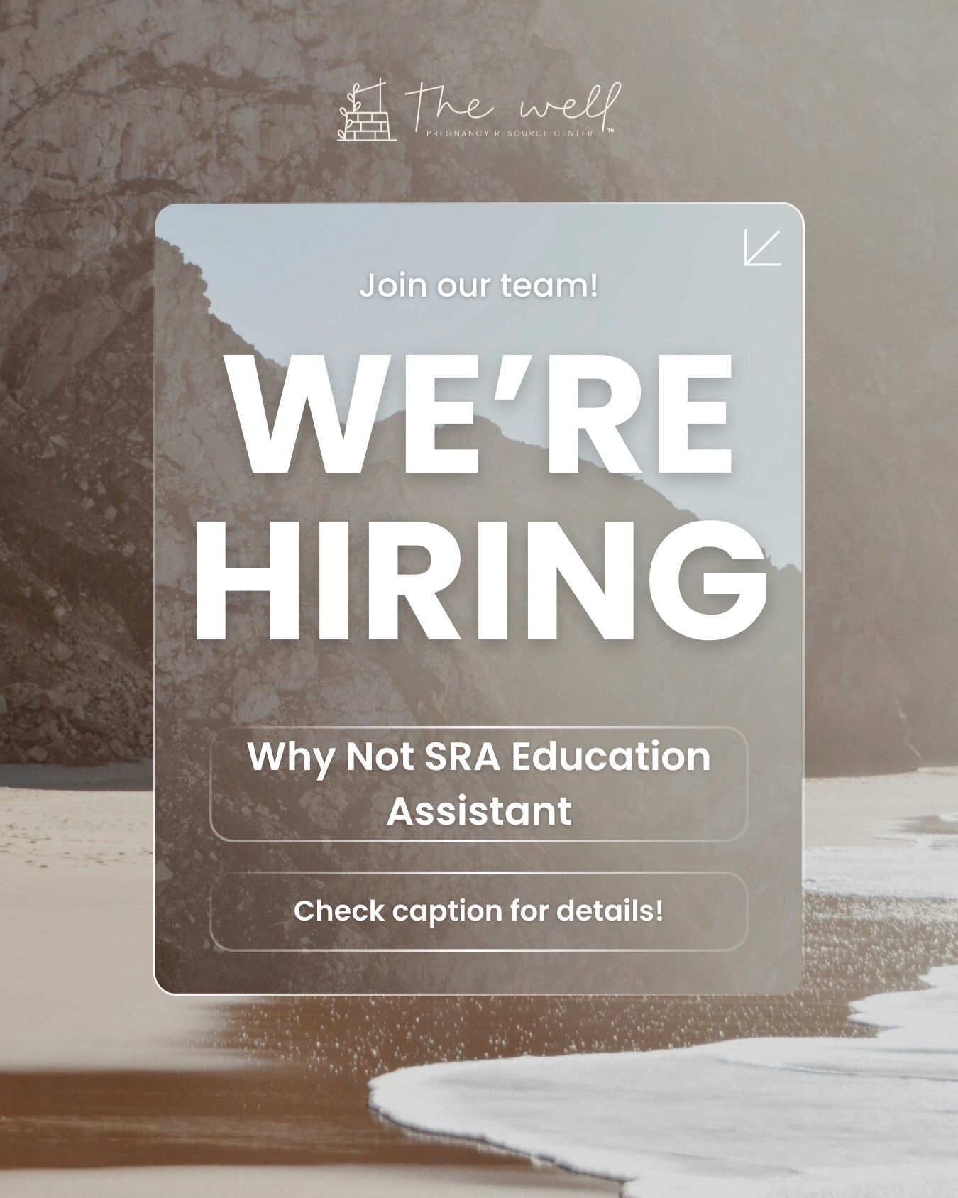 Why Not (sponsored by The Well PRC) is Hiring!
Join our team and equip students with truthful, hope-filled information on sexual health, relationships, and their worth.
Apply today! TheWellprc.org/jobs
